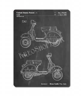 Retro Poster PAT Motorcycle 021